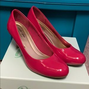 Hot Pink Predictions Comfort Plus Heels